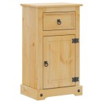 Meuble haut de salle de bain - armoire de salle de bain corona 45x33x80 cm bois de pin massif chy64716770 ...
