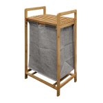 Meuble � linge 1 panier tao 76cm naturel