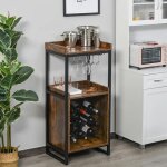 Meuble range bouteille casier à vin Étagère design industriel pour 9 bouteilles avec support verres intégré ... Meuble range bouteille casier à vin Étagère design industriel pour 9 bouteilles avec support verres intégré ...