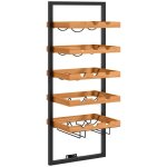Meuble range bouteille casier à vin mural 5 niveaux bois pin - porte - bouteilles empilable 15 bouteilles ... Meuble range bouteille casier à vin mural 5 niveaux bois pin - porte - bouteilles empilable 15 bouteilles ...