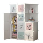 Meuble rangement enfant - armoire pour enfants - 12 cubes - 47x111x147cm - blanc - armoire modulable ... Meuble rangement enfant - armoire pour enfants - 12 cubes - 47x111x147cm - blanc - armoire modulable ...