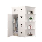 Armoire enfant - armoire modulable - 12 cubes - blanc - rsistante - facile  installer - multifonctionnelle ...