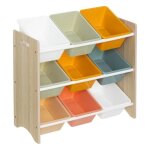 Meuble rangement enfant  iduna  60x64cm multicolore - atmosphera createur d'interieur - multicolore