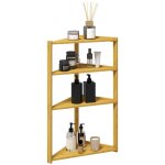 Meuble de rangement homcom étagère salle de bain 4 niveaux sur pieds en bambou - dim. 37l x 34l x 79, ... Meuble de rangement homcom étagère salle de bain 4 niveaux sur pieds en bambou - dim. 37l x 34l x 79, ...
