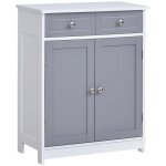 Meuble de rangement kleankin armoire de salle de bain placard avec 2 portes 2 tiroirs - 60 x 30 x 75 ... Meuble de rangement kleankin armoire de salle de bain placard avec 2 portes 2 tiroirs - 60 x 30 x 75 ...