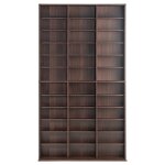 Meuble de rangement multimdia - duoku - support rglable pour dvd et cd - peut contenir jusqu 1 080 ...