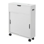 Meuble de rangement pour salle de bain 67 x 52 x 17 cm  portes