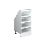 Meuble de rangement sous pente rion 40x81. 6cm avec 4 compartiments blanc vicco