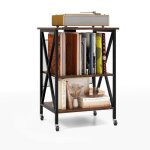 Meuble de rangement tourne - disque costway station de charge intégrée&table dappoint en métal pour bureau&sal ... Meuble de rangement tourne - disque costway station de charge intégrée&table dappoint en métal pour bureau&sal ...