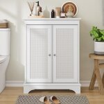 Meuble de salle de bain - muvoe - armoire blanche - espace de rangement - �tag�res r�glables - design ...