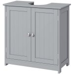 Meuble salle de bain sous lavabo - meuble sous - vasque - placard 2 portes avec �tag�re 60l x 30l x 60h ...