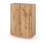 Meuble de salle de bain suspendu 60 cm colonne de salle de bain pour salle de bain chne wotan