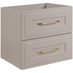 Meuble de salle de bain suspendu sous vasque classic ? cachemire ? 60 cm