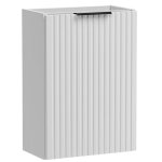 Meuble de salle de bain suspendu sous vasque encastr adel blanc 40 cm
