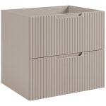 Meuble de salle de bain suspendu sous vasque vena cachmire 60 cm