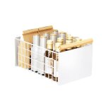 Meuble sous evier - organisateur sous evier avec 1 tiroir coulissant à extraction - rangement et organisation ... Meuble sous evier - organisateur sous evier avec 1 tiroir coulissant à extraction - rangement et organisation ...