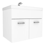 Meuble sous - lavabo avec vasque krildihana 61 x 40 x 50 cm blanc
