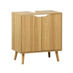 Meuble sous lavabo vintage d�cor bois nepal