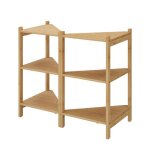 Meuble sous - lavabo zeno 68x60. 5cm lot de 2 bambou vicco