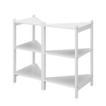 Meuble sous - lavabo zeno 68x60. 5cm lot de 2 blanc vicco 53019