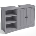 Meuble sous vasque - bealife meuble salle de bain - 3 tages ouverts - 2 portes - 90 x 30 x 60 cm