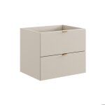 Meuble sous vasque dalia cachemire avec 2 tiroirs 60 cm