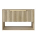 Meuble sous - vasque kelo 80 cm - chne - meuble de salle de bain avec 1 tiroir