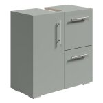 Meuble sous vasque mars 60 x 30 x 60 cm - vert mat - meuble de salle de bain - meuble vasque sur pied ...