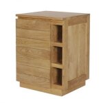 Meuble sous vasque salle de bain en teck massif doro - 60 x 55 x 80 cm - c - négoce Meuble sous vasque salle de bain en teck massif doro - 60 x 55 x 80 cm - c - négoce