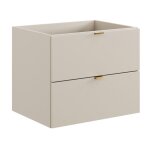 Meuble sous vasque � suspendre dalia cachemire 60 cm