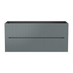 Meuble sous vasque suspendu stri gris - 120 cm - pavani