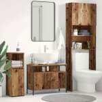Meuble sous vasque - vidaxl - 862235 - bois reconstitu� - 80x30x60 cm - aspect bois