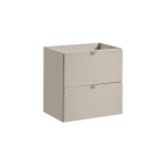 Meuble sous vasque viva cashmere 60 cm 2 tiroirs
