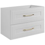 Meuble suspendu sous lavabo classic blanc 80 cm