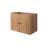 Meuble suspendu sous vasque flow chne 80 cm