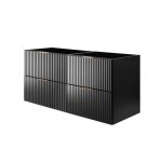 Meuble de salle de bain suspendu sous vasque flow ? noir ? 120 cm Meuble de salle de bain suspendu sous vasque flow ? noir ? 120 cm