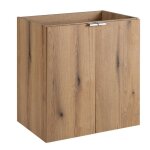 Meuble suspendu sous vasque avec les portes nova oak 50 cm Meuble suspendu sous vasque avec les portes nova oak 50 cm