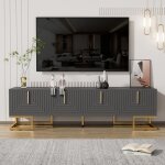 Meuble tele 170x40x45cm avec quatre tiroirs meuble tv haut avec portes élégantes et poignées dorées meubles ... Meuble tele 170x40x45cm avec quatre tiroirs meuble tv haut avec portes élégantes et poignées dorées meubles ...