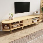 Meuble tv 2 portes coulissantes 2 tiroir et compartiment rangement meuble de salon design minimaliste ... Meuble tv 2 portes coulissantes 2 tiroir et compartiment rangement meuble de salon design minimaliste ...