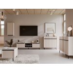 Meuble tv 2 tiroirs - osaka - 179 cm - beige Meuble tv 2 tiroirs - osaka - 179 cm - beige