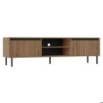 Meuble tv 2 tiroirs - osaka - 179 cm - ch�ne evoke