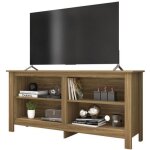 Meuble tv 65 pouces maxi chêne 4 niches l 148 h 69. 5 p 38. 5 cm - l 148 x l 38. 5 x h 69. 5 cm Meuble tv 65 pouces maxi chêne 4 niches l 148 h 69. 5 p 38. 5 cm - l 148 x l 38. 5 x h 69. 5 cm