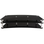 Meuble tv - ateca - simply wave 1400 - noir - jusqu 39 kg
