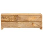 Meuble tv - banc tv - table tv - bois de manguier solide 110x30x40 cm - t130