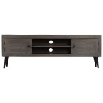 Meuble tv - banc tv - table tv - bois massif de manguier 140 x 30 x 45 cm - t570