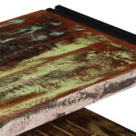 Meuble tv - banc tv - table tv - bois de rcupration massif 120 x 30 x 40 cm - t106