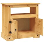 Meuble tv - banc tv - table tv - gamme corona pin mexicain 80x43x78 cm - t25