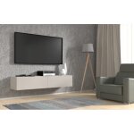 Meubles tv - meuble tv bingo - beige cachemire - l 160 cm