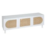Meuble tv cabras 140x50cm blanc - atmosphera createur dinterieur