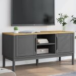 Meilleures meuble tv floro gris 114x43x55cm - bois massif de pin ssd55789014 Meilleures meuble tv floro gris 114x43x55cm - bois massif de pin ssd55789014